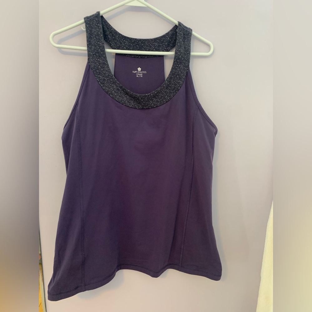 Tuff Purple Racerback Tank